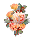 Rose Bouquet w/ Bows
