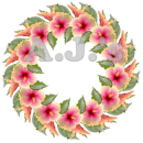 Hibiscus Wreath