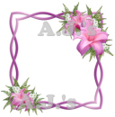 Pink Lilies Frame