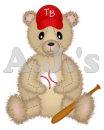 Baseball Teddy Bear