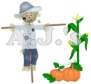 Scarecrow in the Garden