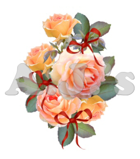 Rose Bouquet w/ Bows