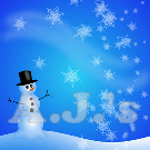 Snowman Scrapbook Background